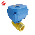 NPT BSP thread electric control ball valve for a fire sprinkler line